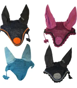 Bonnet crocheté avec corde d'attache - JMR