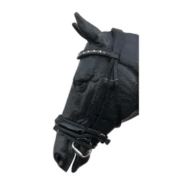 Bridon Rebelle avec muserolle combinée large et vernie - Jmr Pro