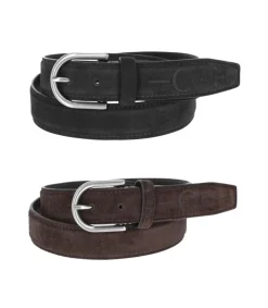 Ceinture en cuir vériatble avec aspect velours - Covalliero