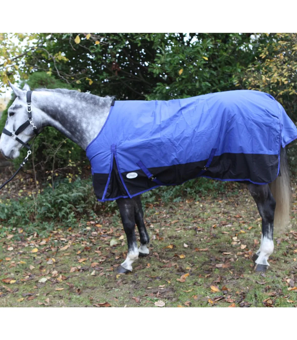 Couverture imperméable 600 deniers et 200 gr bleu royal/noir - JMR Pro