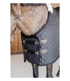 Extension de poitrail matelassé mouton vegan en noir - Kentucky