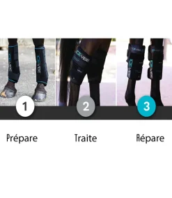 Ice-Vibe pour les jarrets du cheval