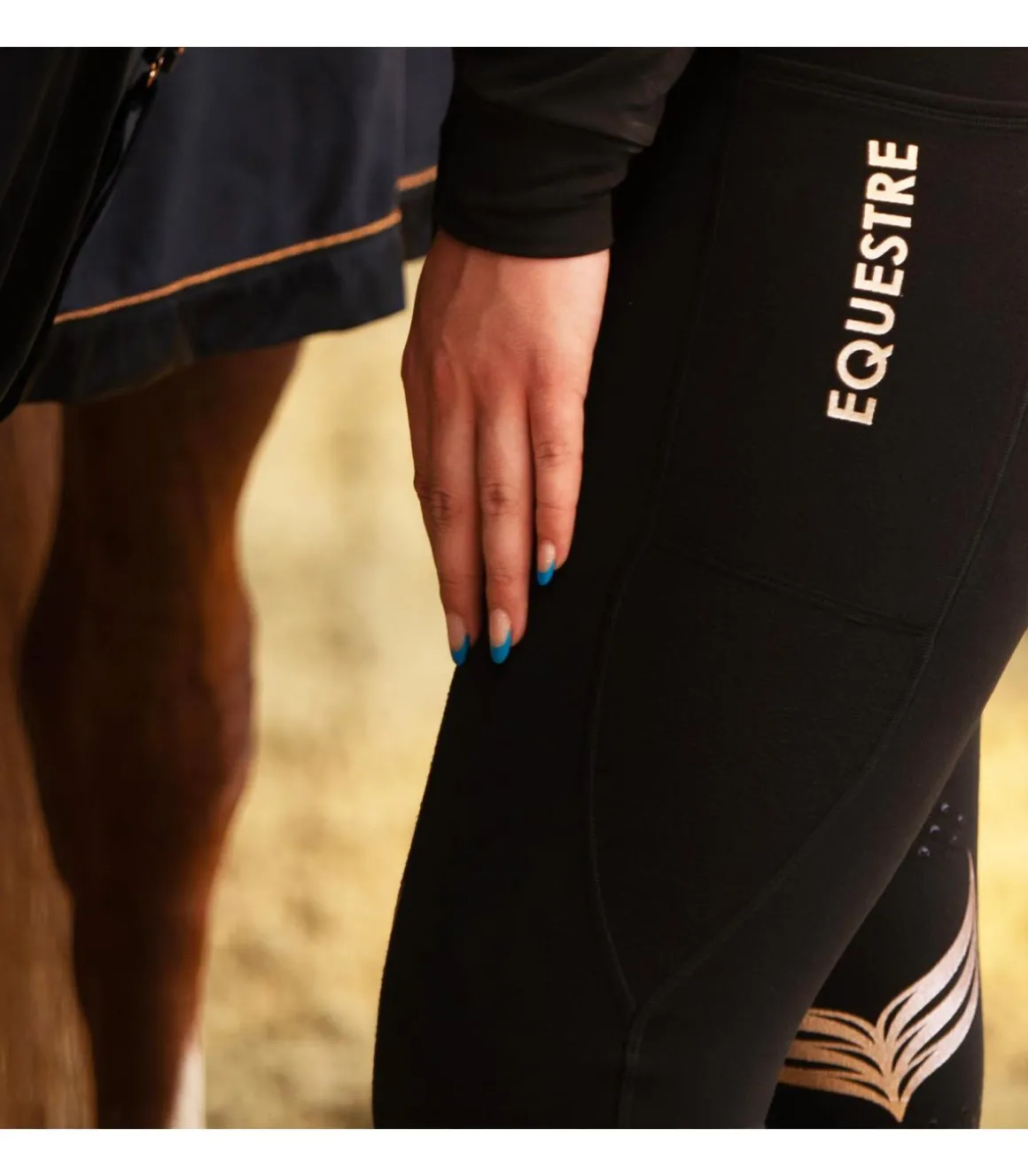 Legging d'équitation grip genoux - Gina - Equestre
