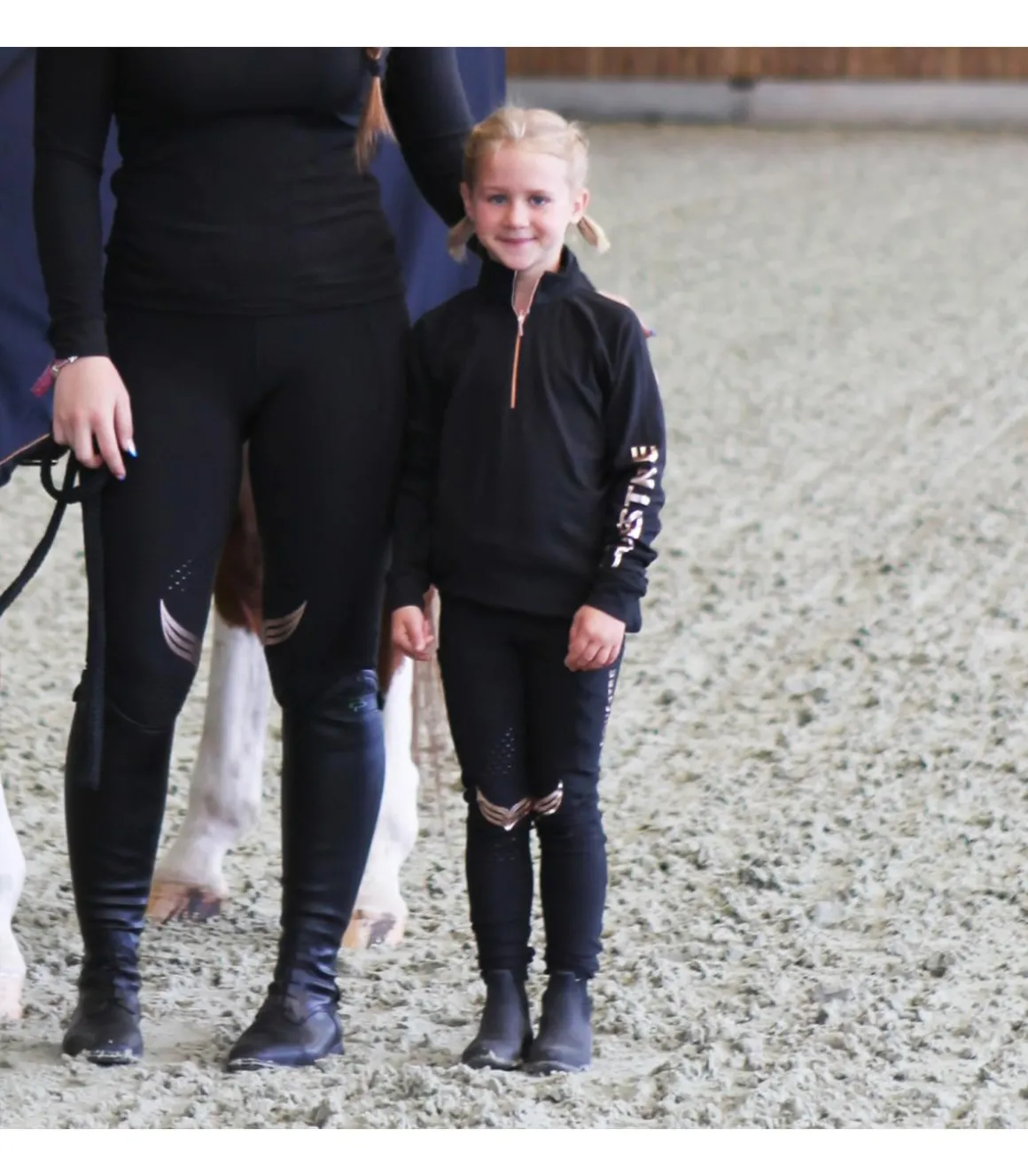 Legging d'équitation grip genoux - enfant - Gina - Equestre