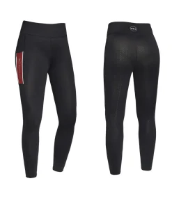 Legging d'équitation Klkarina 2023 bleu marine full grip pour dame - Kingsland