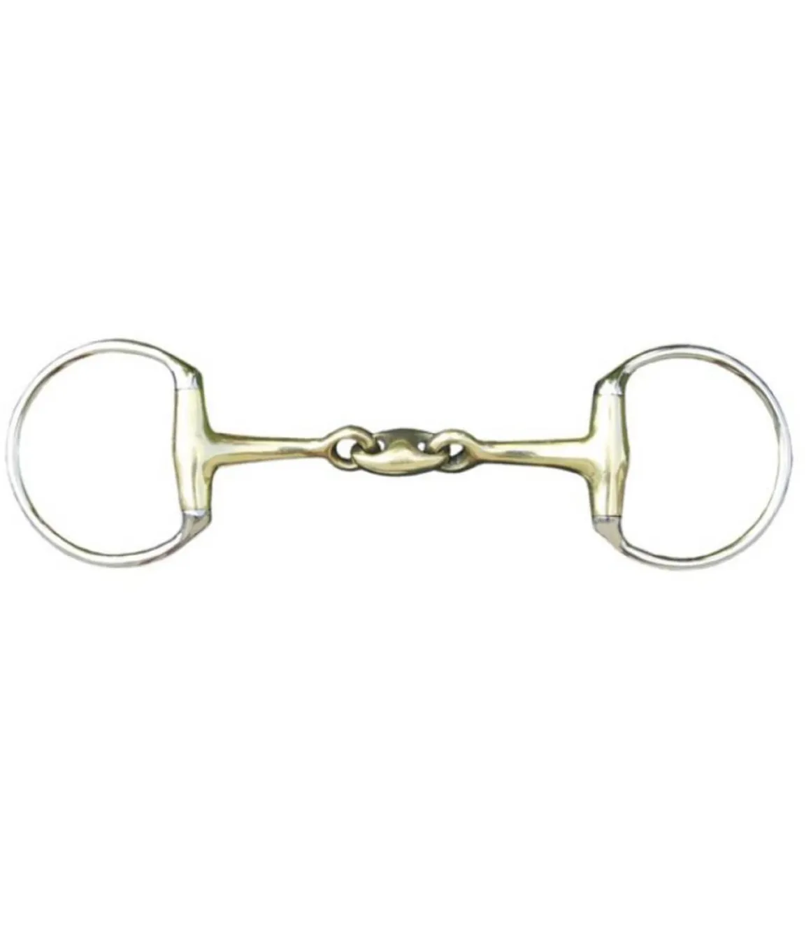 Mors double brisure 18mm en maillechort - HKM