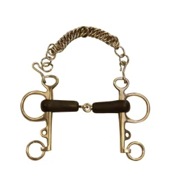 mors pelham caoutchouc JMR