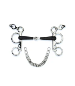 Mors pelham caoutchouté - Stübben