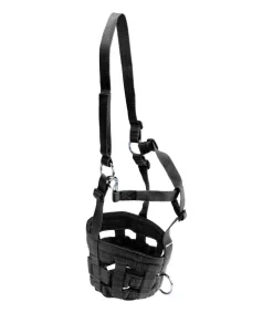 Muselière nylon réglable – Panier doublé Soft, fond perforé