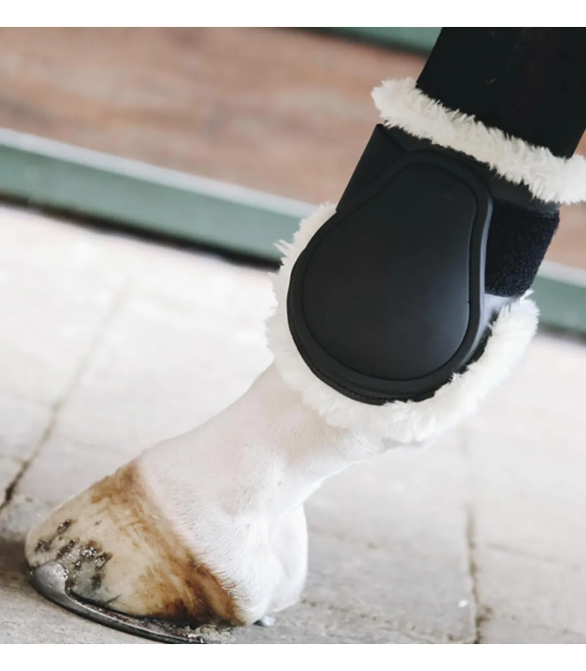 Protèges-boulets jeunes chevaux avec mouton synthétique - Kentucky