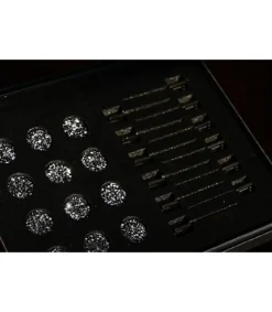 Quick Knot Jewel, clips pions en cristaux Swarovski Medley 12 pièces - Hes Tec