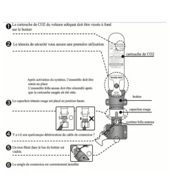 Recharge - Cartouche 60cc pour gilet airbag Hit-Air