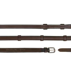 Rênes de bride tout cuir avec 7 arrêtoires Working Collection - Dy'on