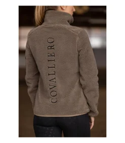 Sweat teddy taupe pour dame - Covalliero Hiver 2024