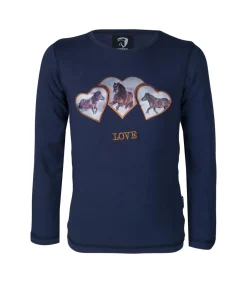 T-shirt à manches longues Pony FW22 pour enfant - Horka