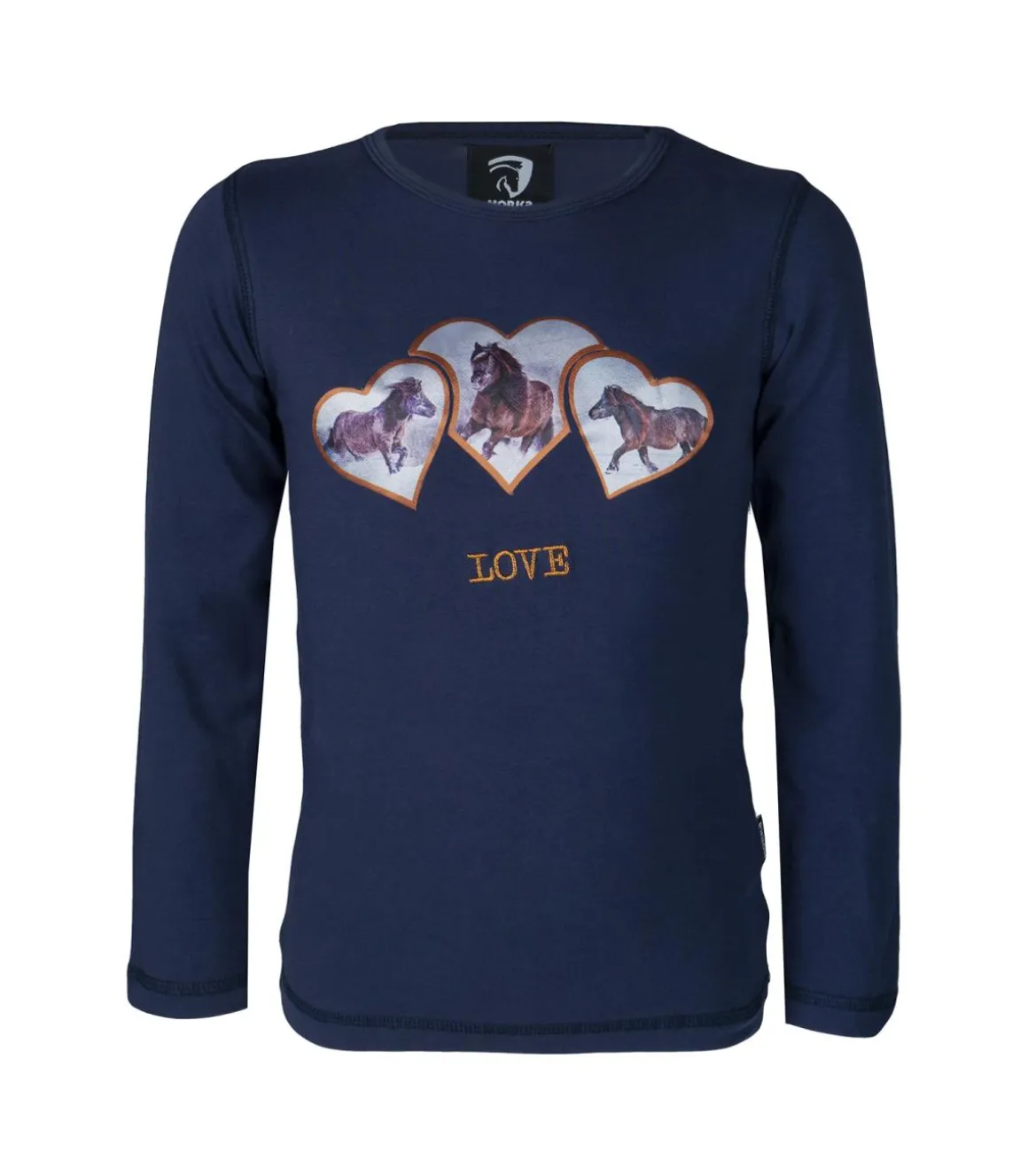 T-shirt à manches longues Pony FW22 pour enfant - Horka